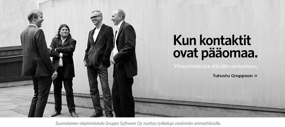 Kun kontaktit ovat sinulle t&auml;rke&auml;&auml; p&auml;&auml;omaa. Kasvata passiivisista yhteystiedoista el&auml;v&auml; ja kannattava kontaktiverkosto.